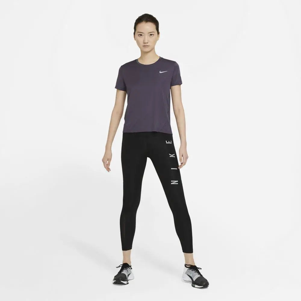 Áo Tay Ngn Th Thao Nike Miler Tím / Xs