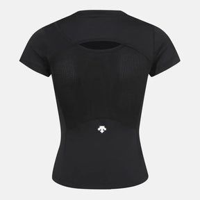 Áo Th Thao Descente N Slim Fit Semi Crop Short Sleeve T-Shirts