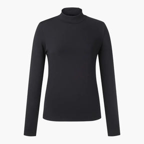 Áo Th Thao Descente N Womens Semi Pro Mockneck T-Shirt En / 3Xs Tay Dài