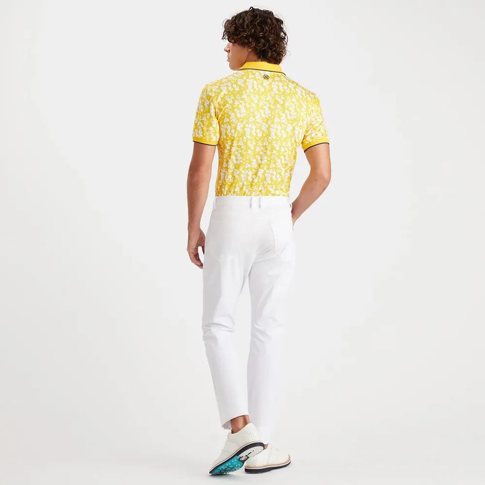 Áo Golf Polo tay ngắn Nam G/Fore CUT OUT FLORAL JERSEY POLO