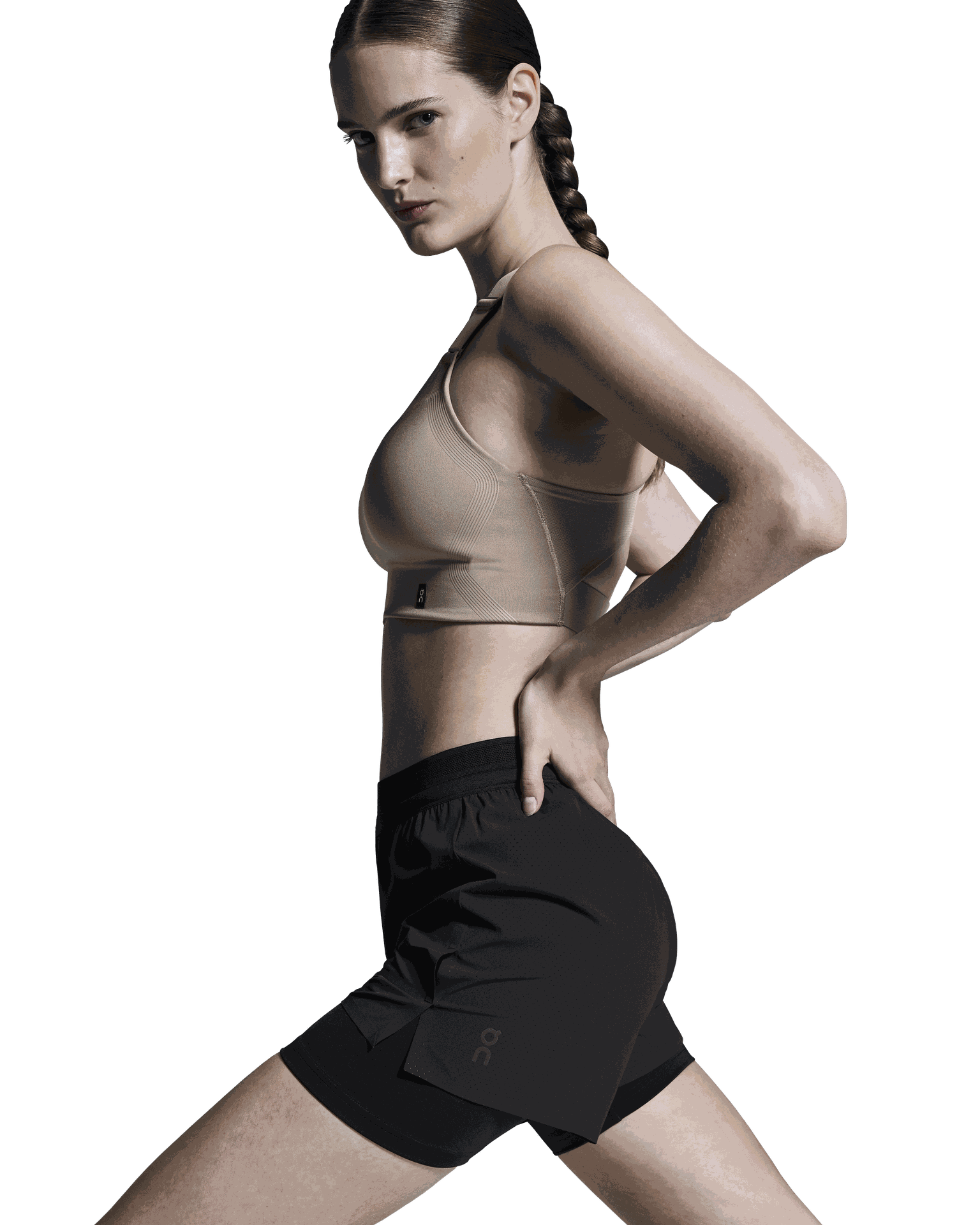 Quần Ngắn Thể Thao Chạy Bộ Nữ On Running 3" Performance 2/1