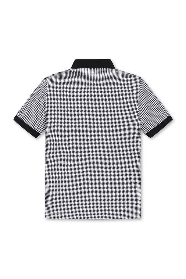 Áo Golf WAAC Nam Argyle Patterned SS Polo