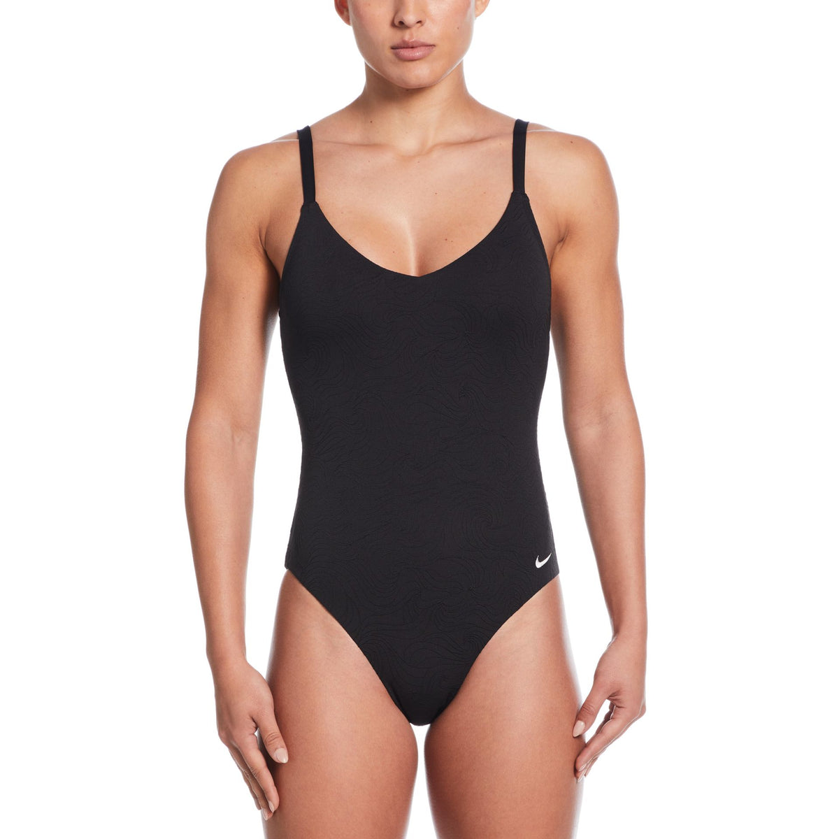 Đồ Bơi Thể Thao Một Mảnh Nữ Nike Swim V-Neck One Piece