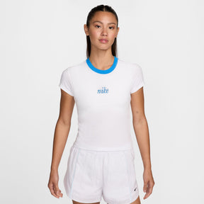 Áo Tay Ngắn Thời Trang Nữ Nike As W Nsw Nk Chll Knt Md Crp Wr