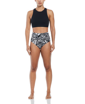 Áo bơi Nữ NIKE SWIM Nike Elevated Essential High Neck Bikini Top