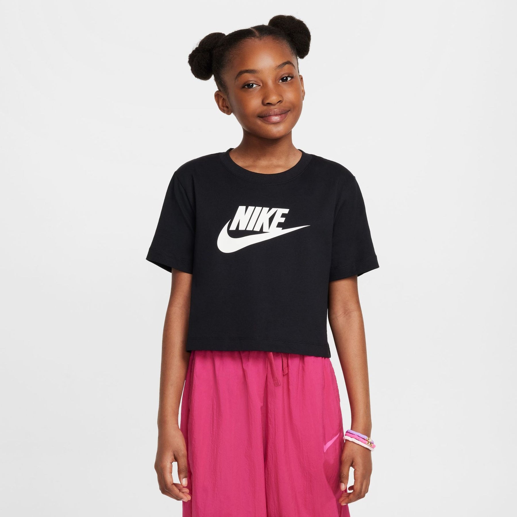 Áo Tay Ngắn Thời Trang Trẻ Em Nữ Nike G Nsw Tee Crop Futura Hbr