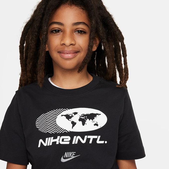 Áo Tay Ngắn Thể Thao Thời Trang Trẻ Em Unisex Nike K Nsw Tee Amplify