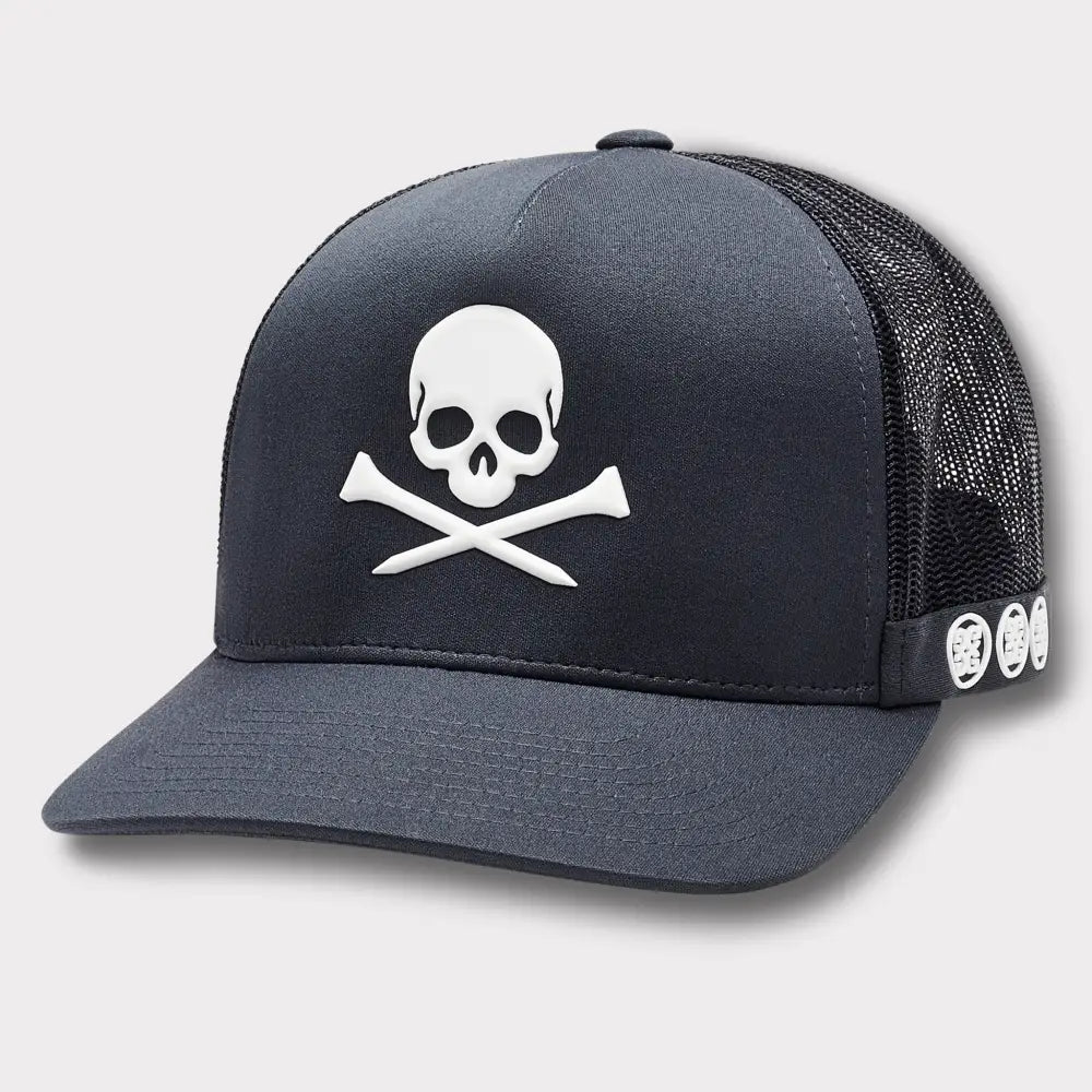 Nón Th Thao G/Fore Nam Skull & Ts Trucker Xám Than / Os