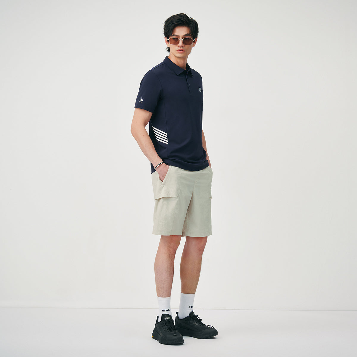 Áo Tay Ngắn Thể Thao Thời Trang Nam K-Swiss Short Sleeve Polo Shirt 60th