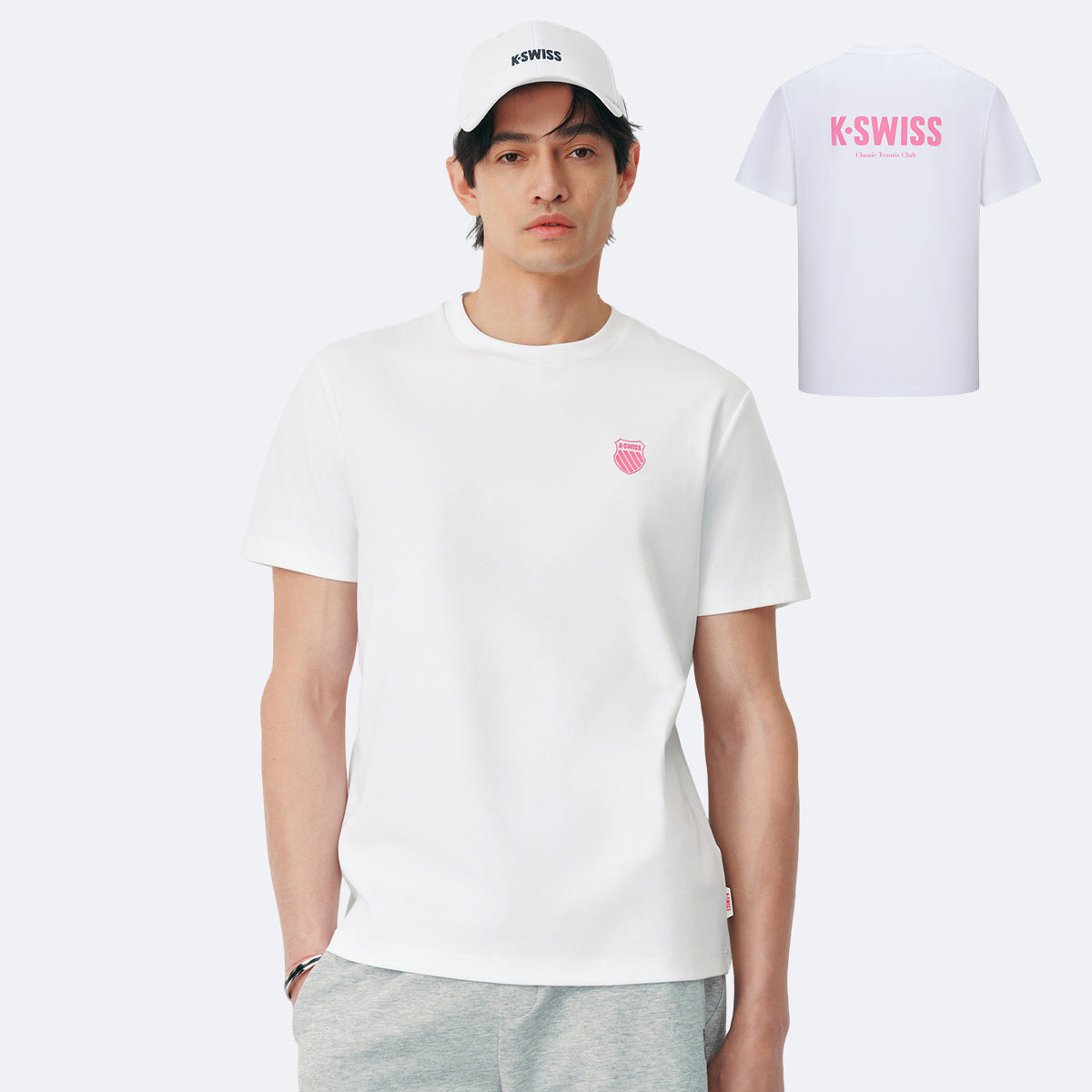 Áo Tay Ngắn Thể Thao Thời Trang Unisex K-Swiss Short Sleeve T-Shirt