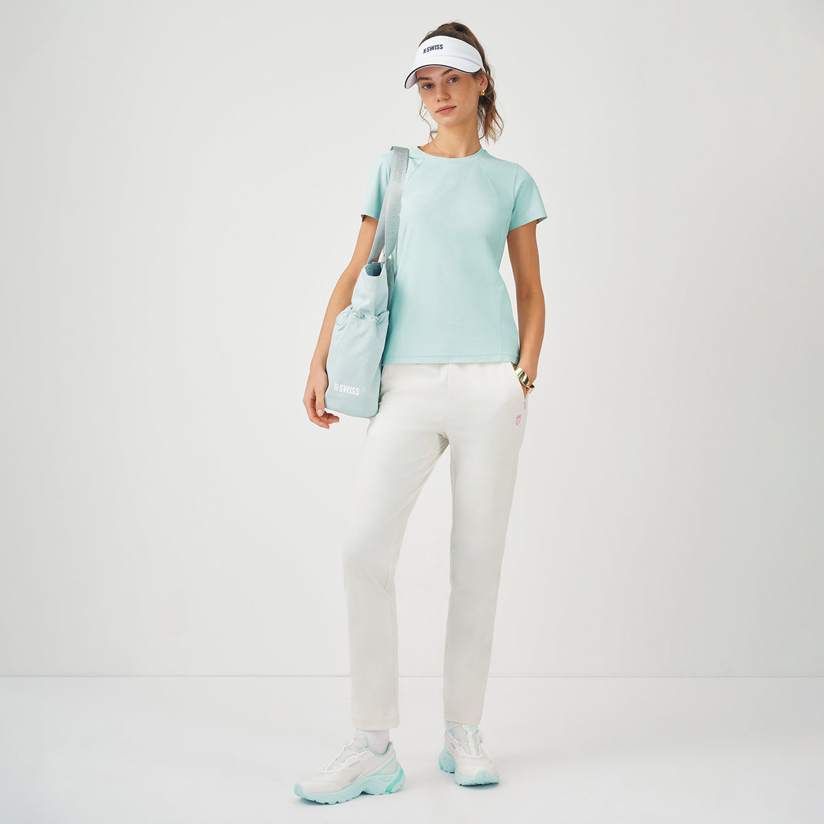 Áo Tay Ngắn Thể Thao Quần Vợt/ Pickleball Nữ K-Swiss Short Sleeve T-Shirt