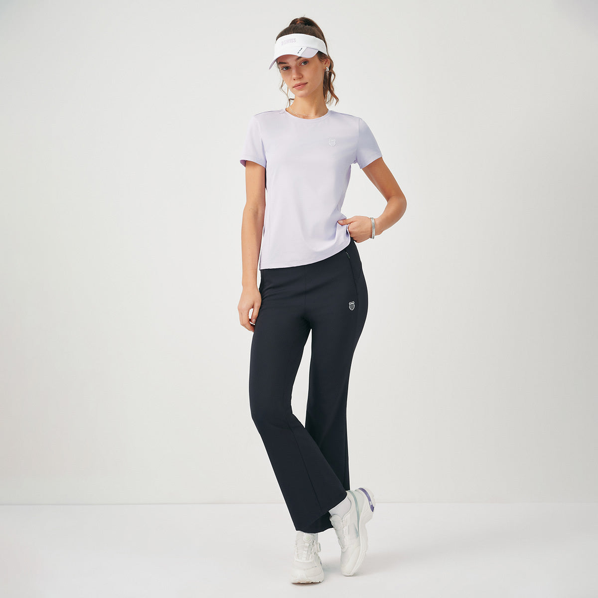 Áo Tay Ngắn Thể Thao Quần Vợt/ Pickleball Nữ K-Swiss Short Sleeve T-Shirt