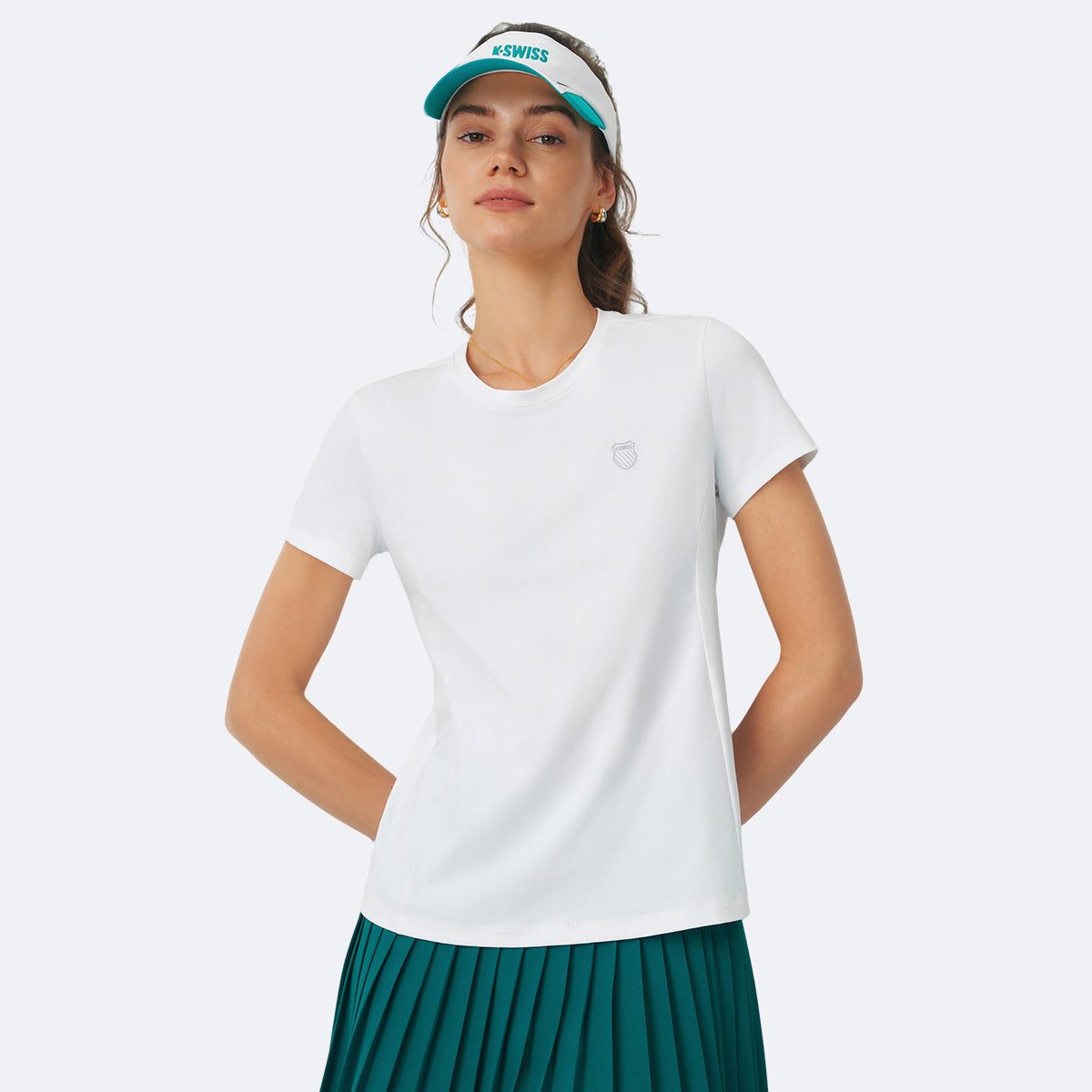 Áo Tay Ngắn Thể Thao Quần Vợt/ Pickleball Nữ K-Swiss Short Sleeve T-Shirt