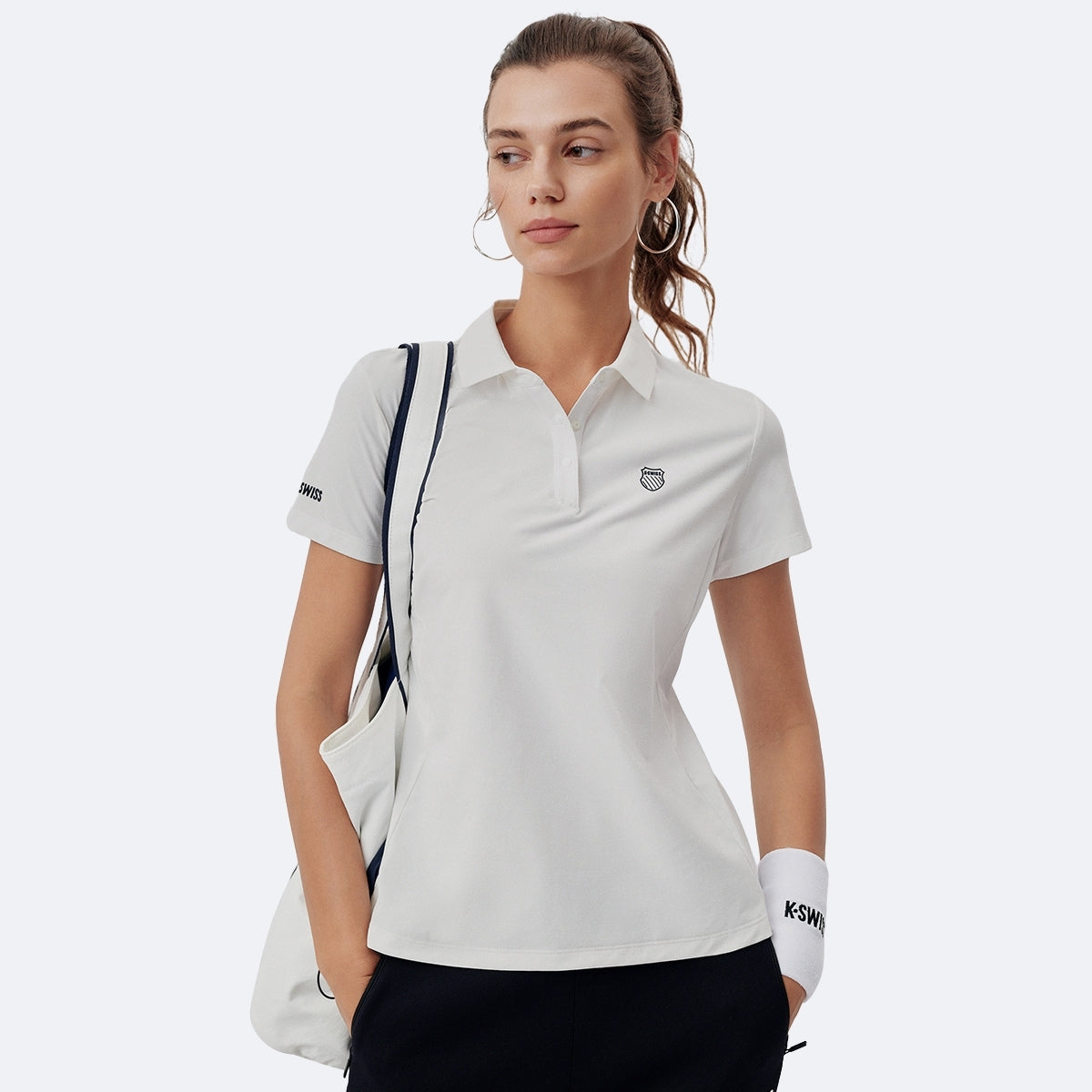 Áo Tay Ngắn Thể Thao Quần Vợt/ Pickleball Nữ K-Swiss Short Sleeve Polo