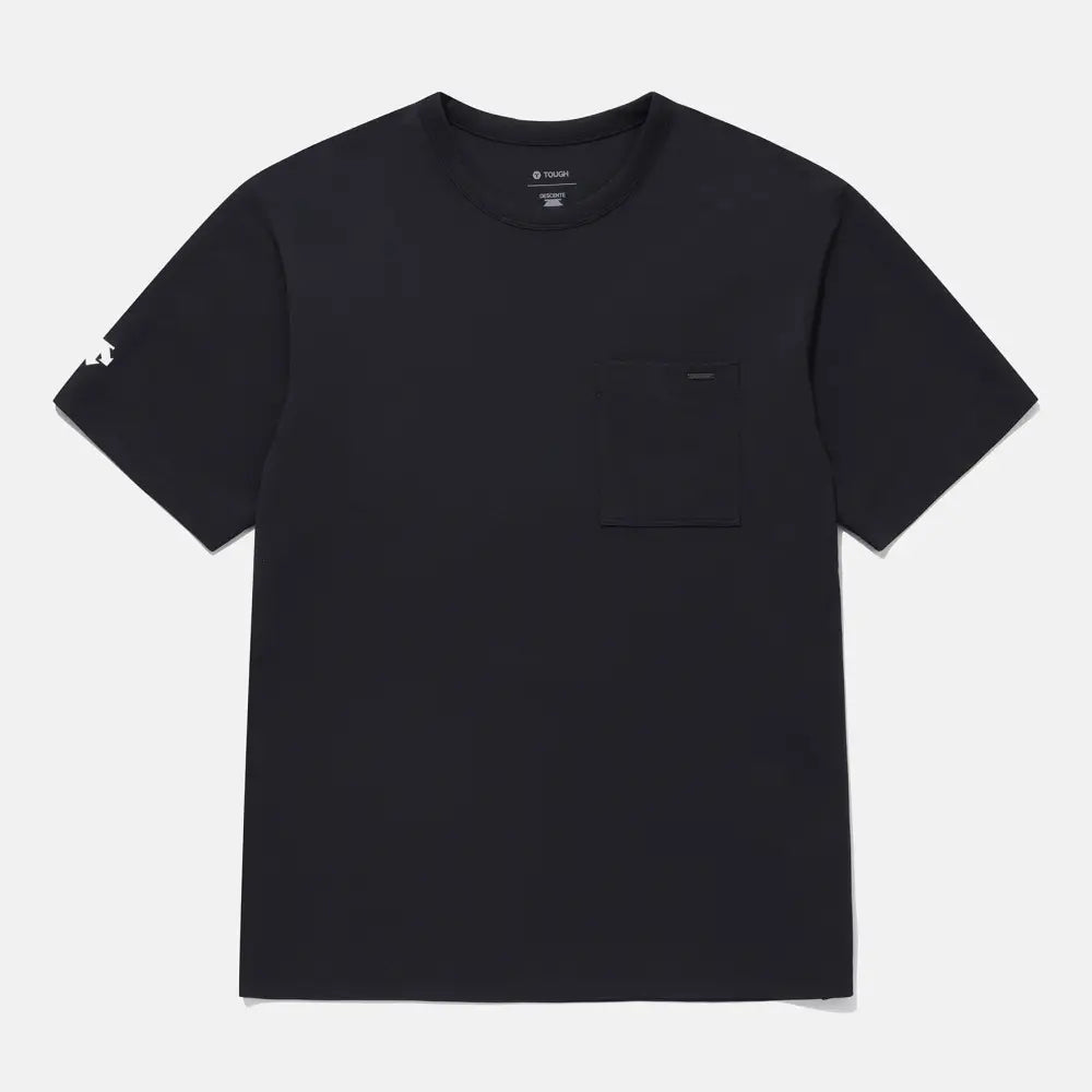 [Tough] Áo Th Thao Descente Nam Comfort Fit Tough Polo Round Neck Short Sleevet-Shirts En / M