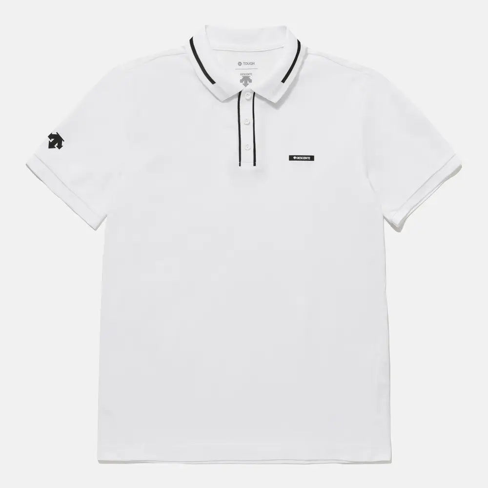 [Tough] Áo Th Thao Descente Unisex Tough Polo Collar Point Shirts Poloshirts Trng / M