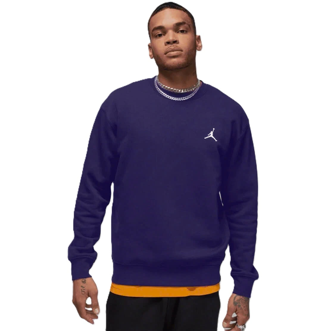 Áo Tay Dài Thể Thao Thời Trang Nam Nike M J Flt Mvp Gfx Flc Crew