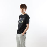 Áo Tay Ngắn Nam CHAMPION JP Short SLeeve Logo C Black T-shirt