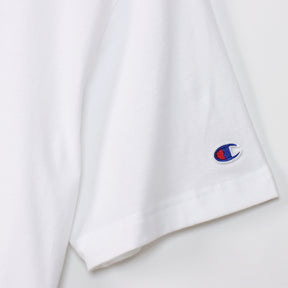 Áo Tay Ngắn Nam CHAMPION JP Short SLeeve Logo C White T-shirt