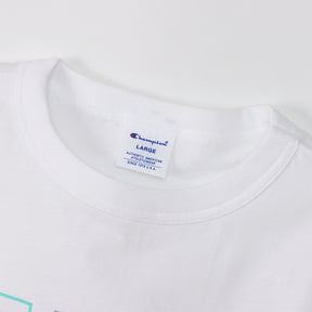 Áo Tay Ngắn Nam CHAMPION JP Short SLeeve Logo C White T-shirt